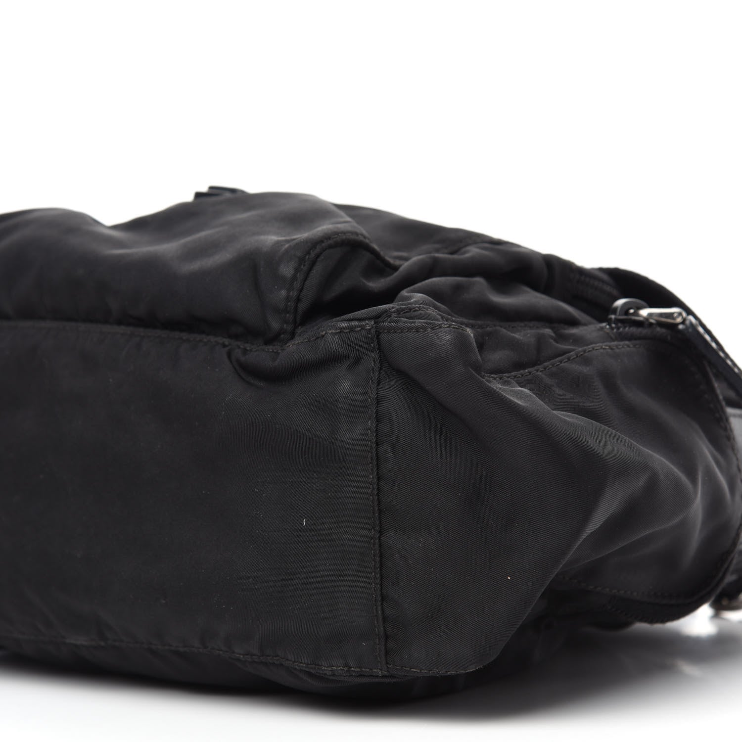 Prada Nylon Vela Messenger Black 7 of 10