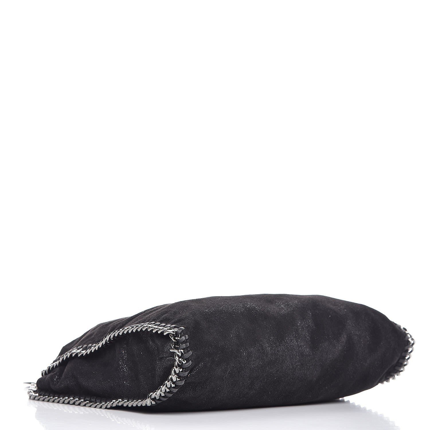 Stella McCartney Shaggy Deer Small Falabella Fold Over Tote Black 4 of 8