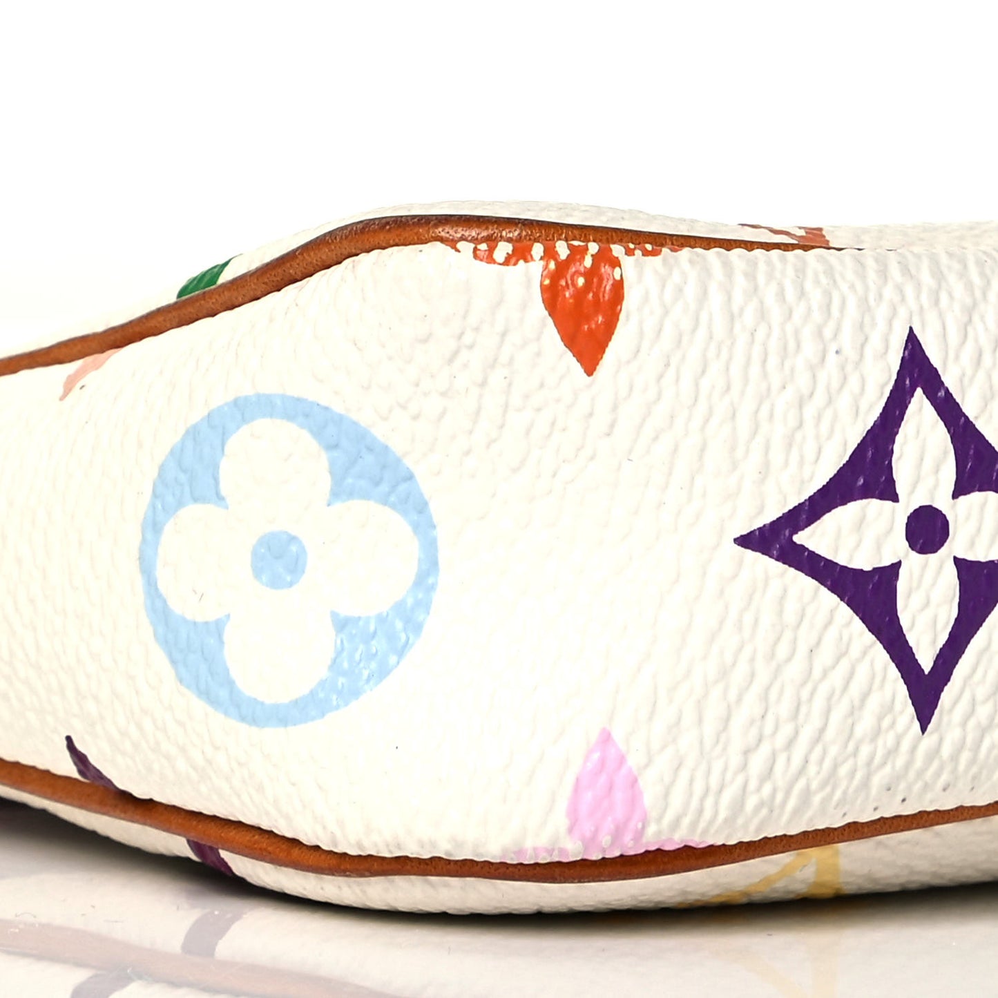 Monogram Multicolor Pochette Accessories White