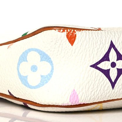 Louis Vuitton Monogram Multicolor Pochette Accessories White 8 of 12