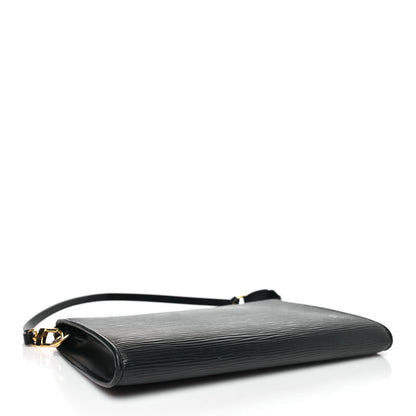 Louis Vuitton Epi Pochette Accessories 21 Black 4 of 9