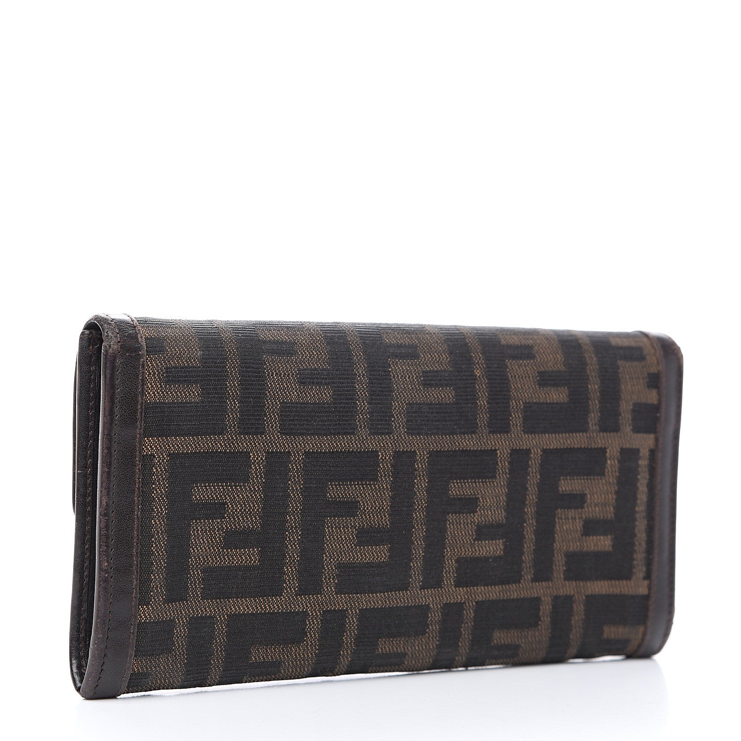 Fendi Zucca Continental Wallet Tobacco 2 of 12
