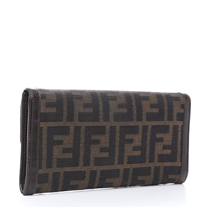 Fendi Zucca Continental Wallet Tobacco 2 of 12