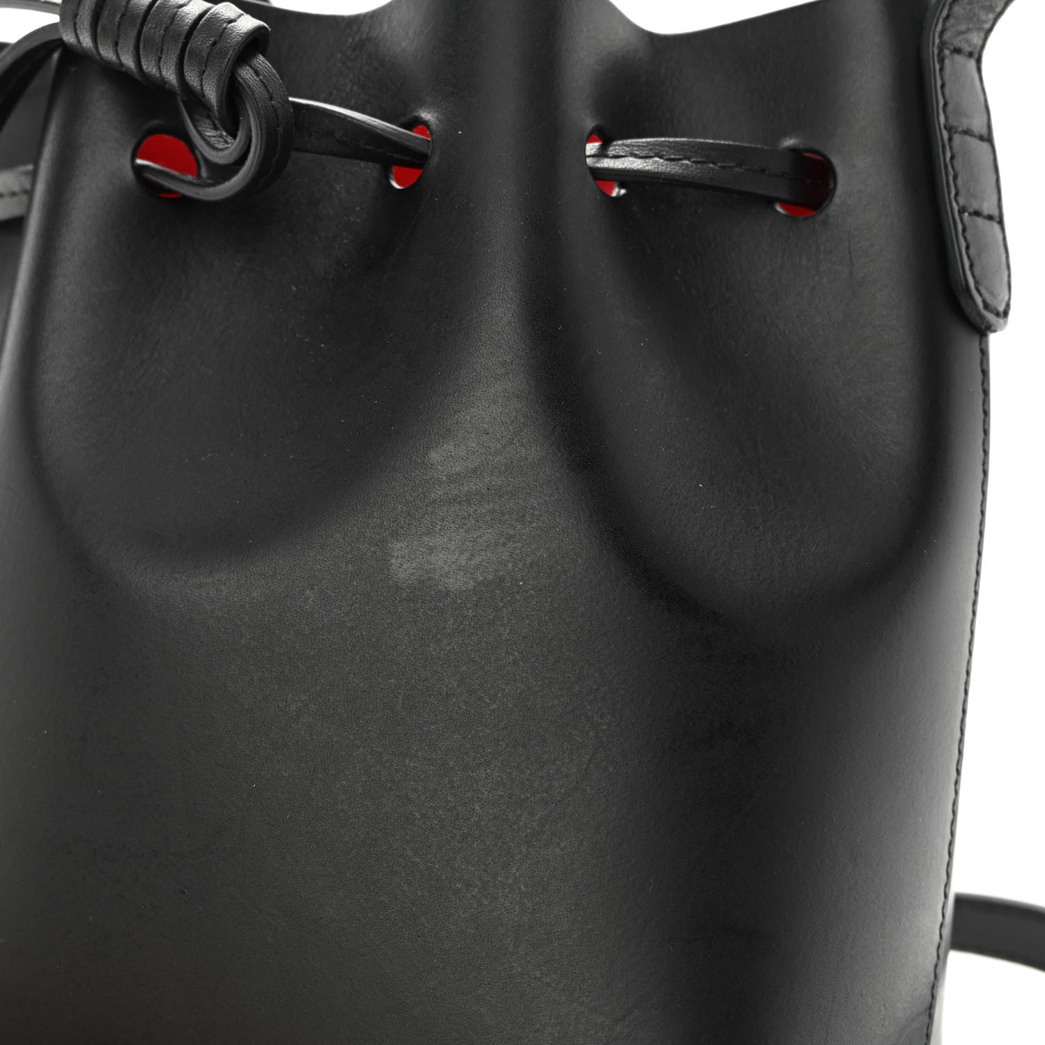 Mansur Gavriel Calfskin Mini Mini Bucket Bag Black Flamma 11 of 12