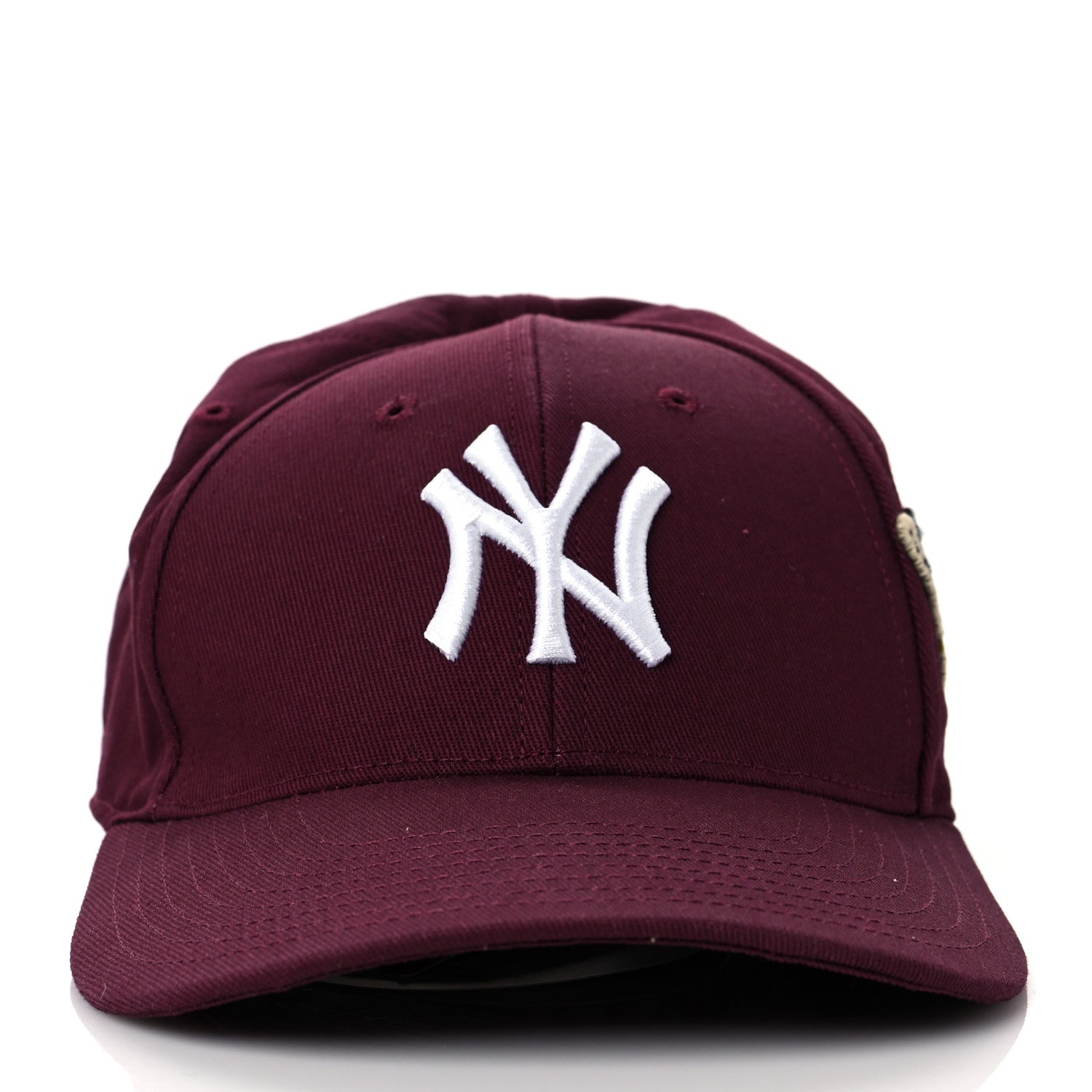 Gucci X MLB Cotton NY Yankees Baseball Hat 57-61 Lacquer 3 of 9