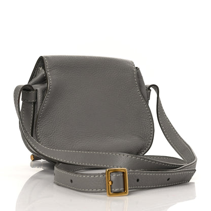 Chloe Calfskin Mini Marcie Round Crossbody Bag Grey 2 of 8
