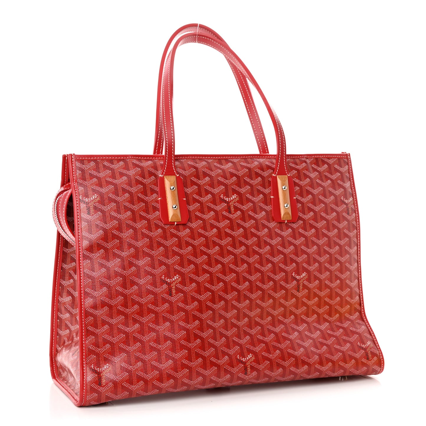 Goyardine Marquises Tote Red