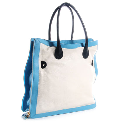 Proenza Schouler PS11 Tote Blue White 3 of 9