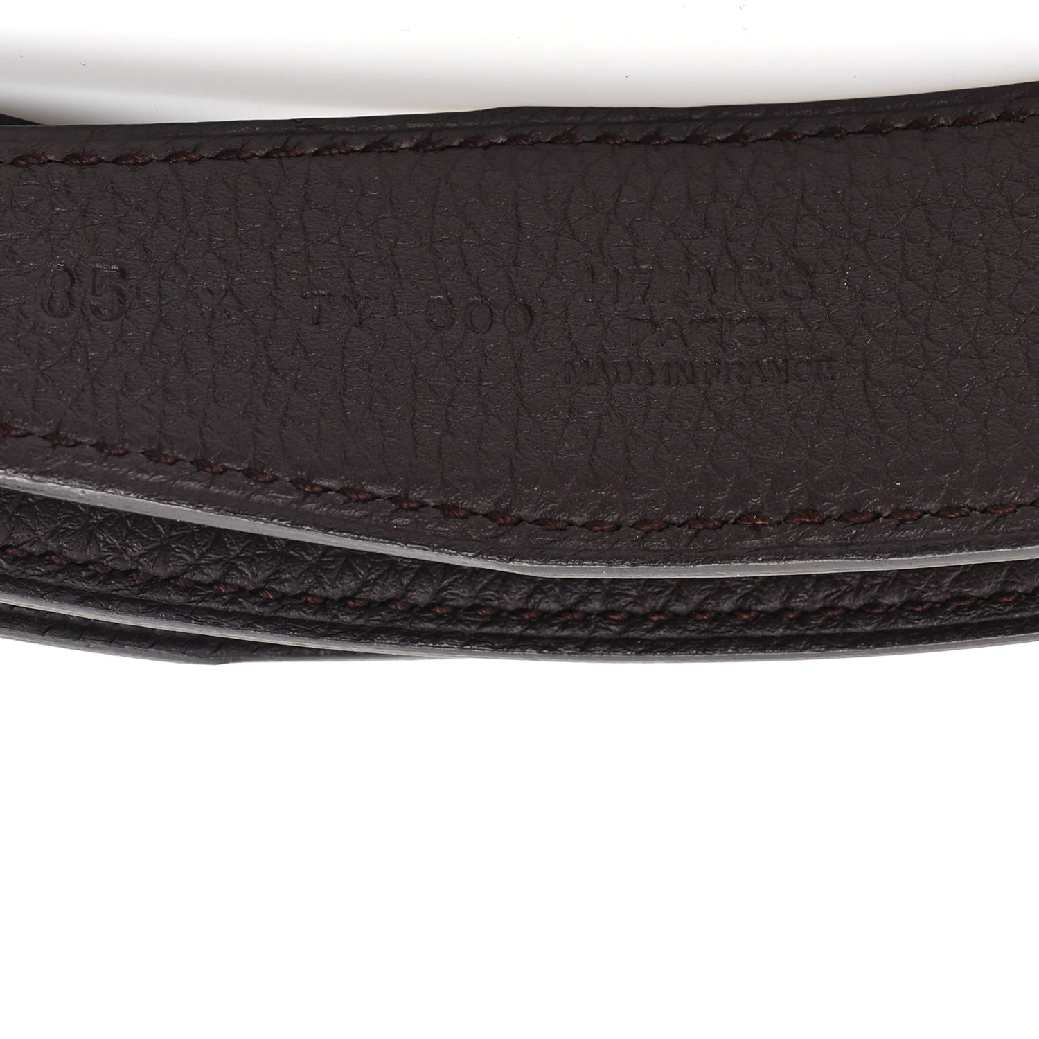Hermes Box Togo 32mm Collier De Chien CDC Belt 85 34 Prunoir Black 3 of 4