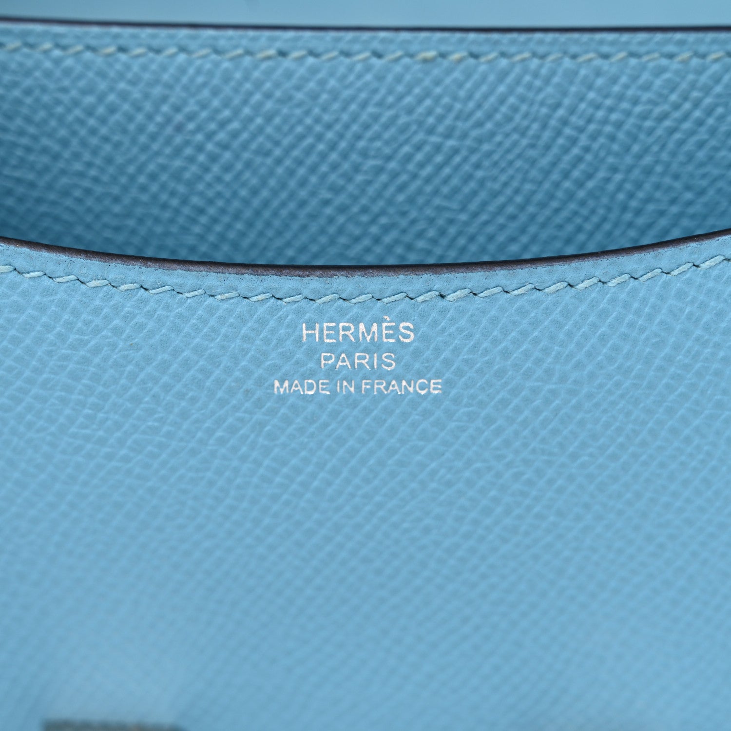 Hermes Epsom Enamel Constance 18 Bleu du Nord Rouge 6 of 11