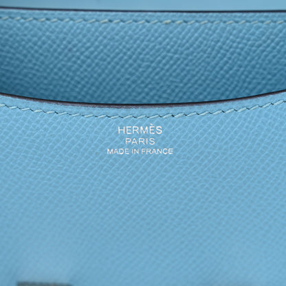 Hermes Epsom Enamel Constance 18 Bleu du Nord Rouge 6 of 11