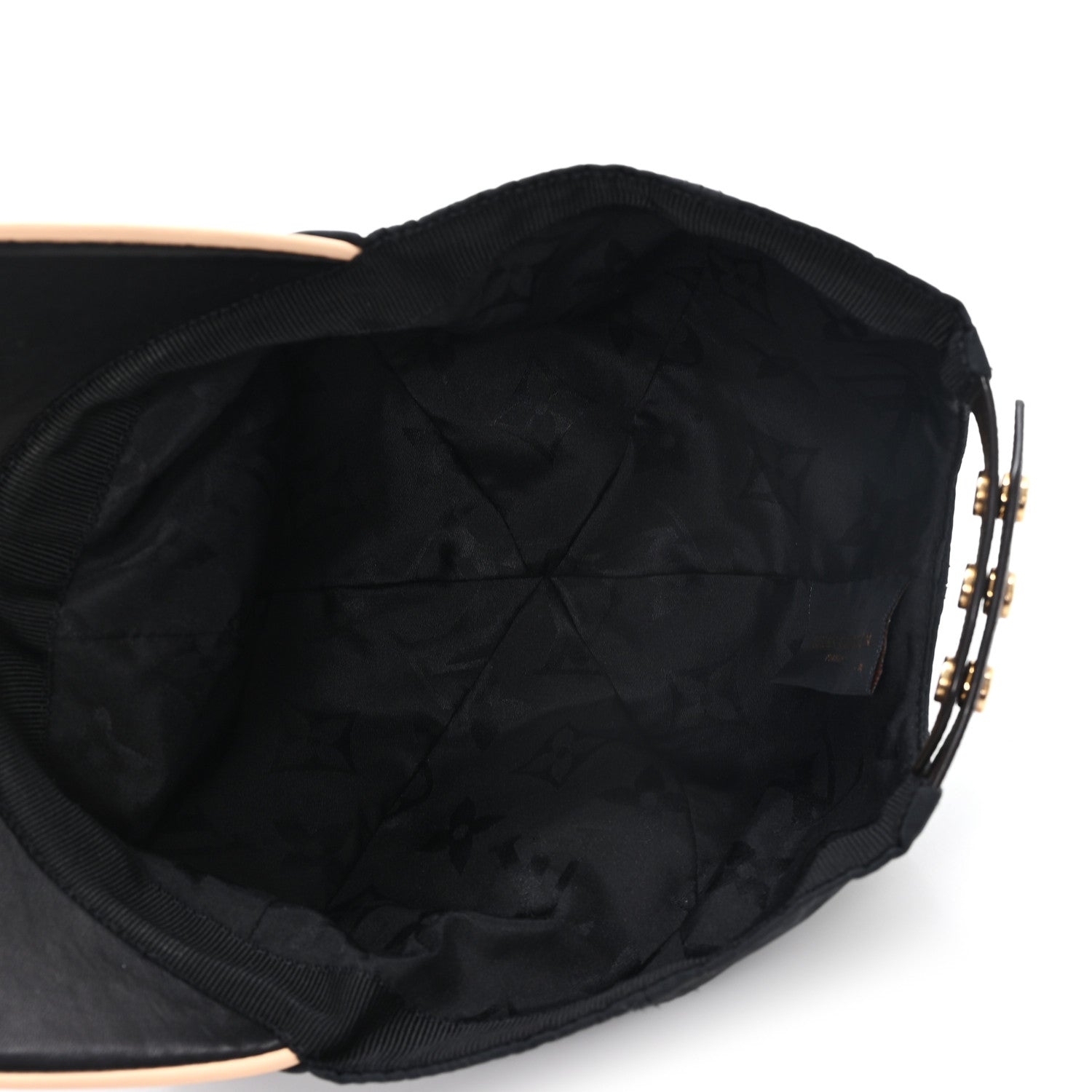 Louis Vuitton Polyester Silk Monogram LV Get Ready Cap M Black 7 of 8