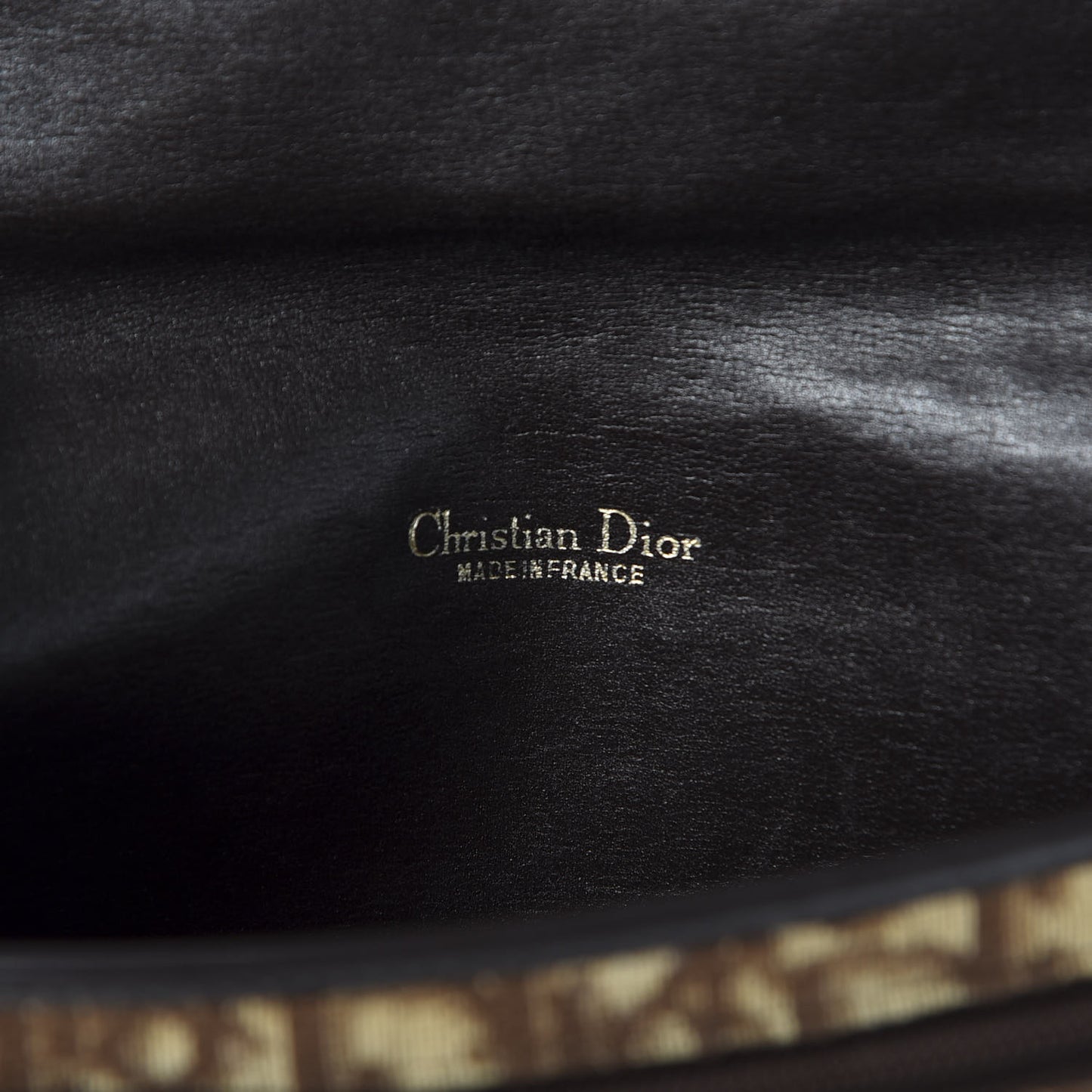 Monogram Flap Clutch Brown