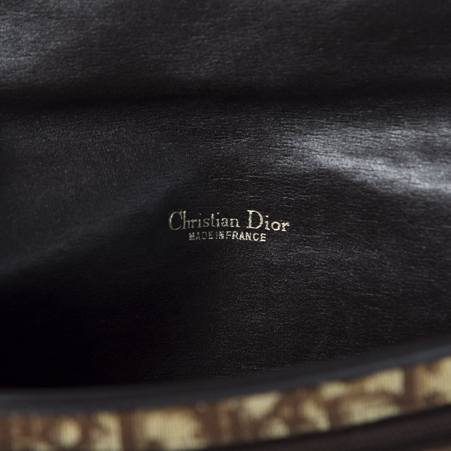 Christian Dior Monogram Flap Clutch Brown 7 of 8