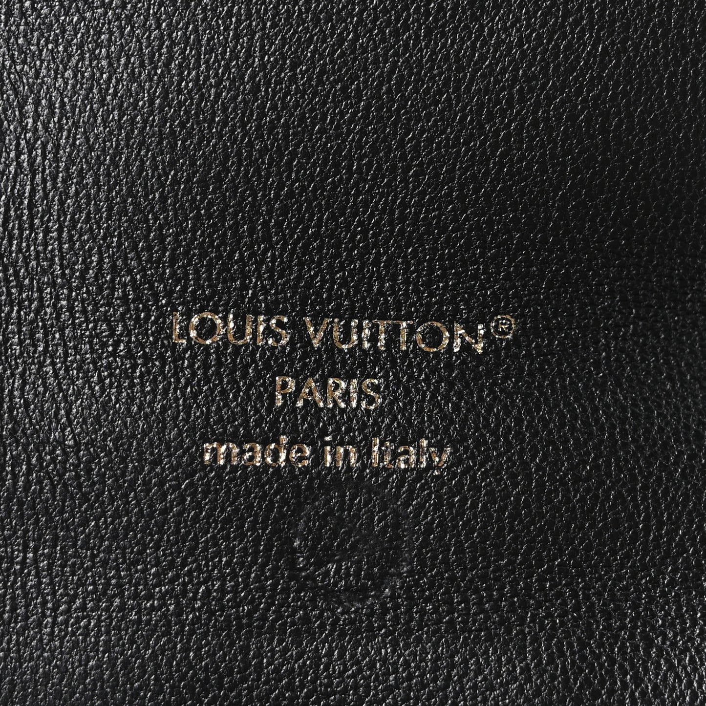 Lambskin Embossed Monogram Coussin PM Backpack Black