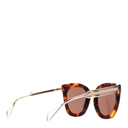 Gucci Acetate Crystal Square Sunglasses GG0564S Tortoise 4 of 8