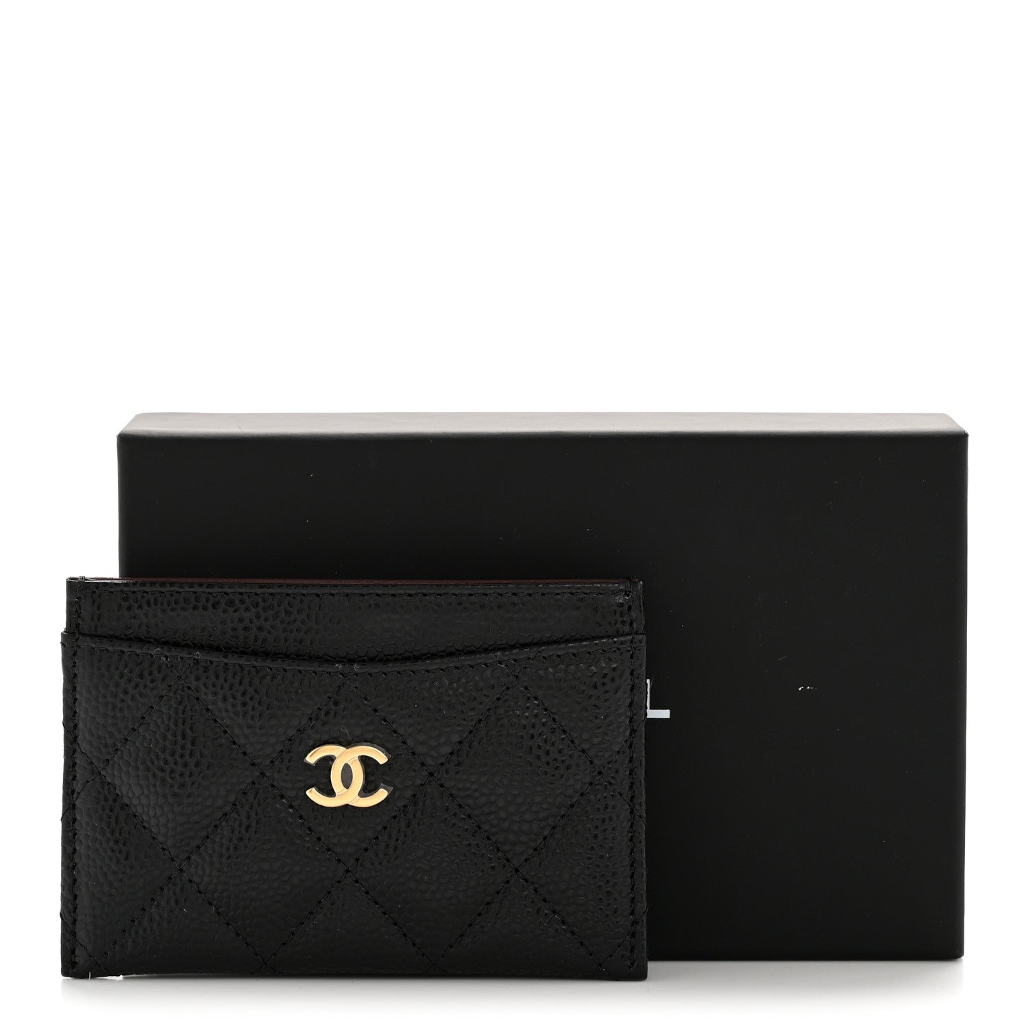 Chanel Caviar Quilted Card Holder Black 9 of 9