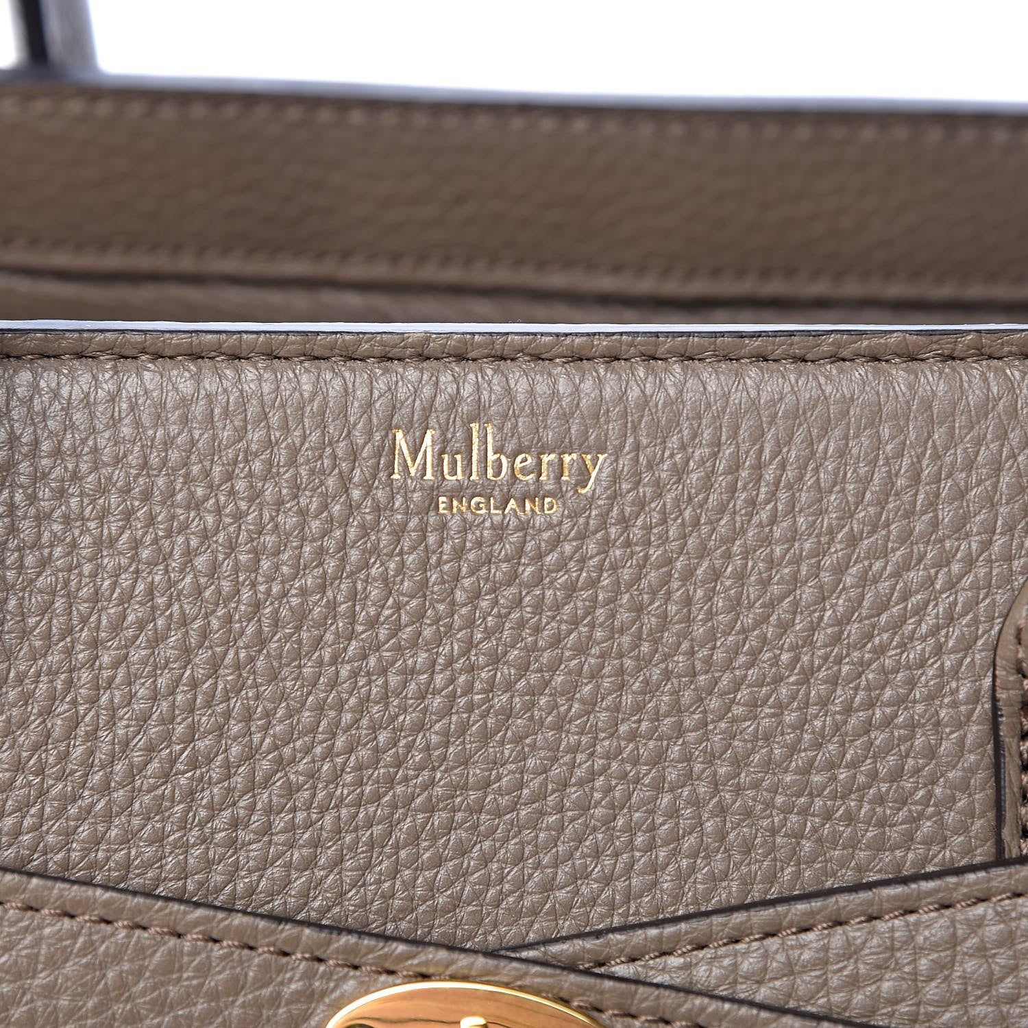 Mulberry Classic Grain Small Bayswater Zip Tote Clay 7 of 10