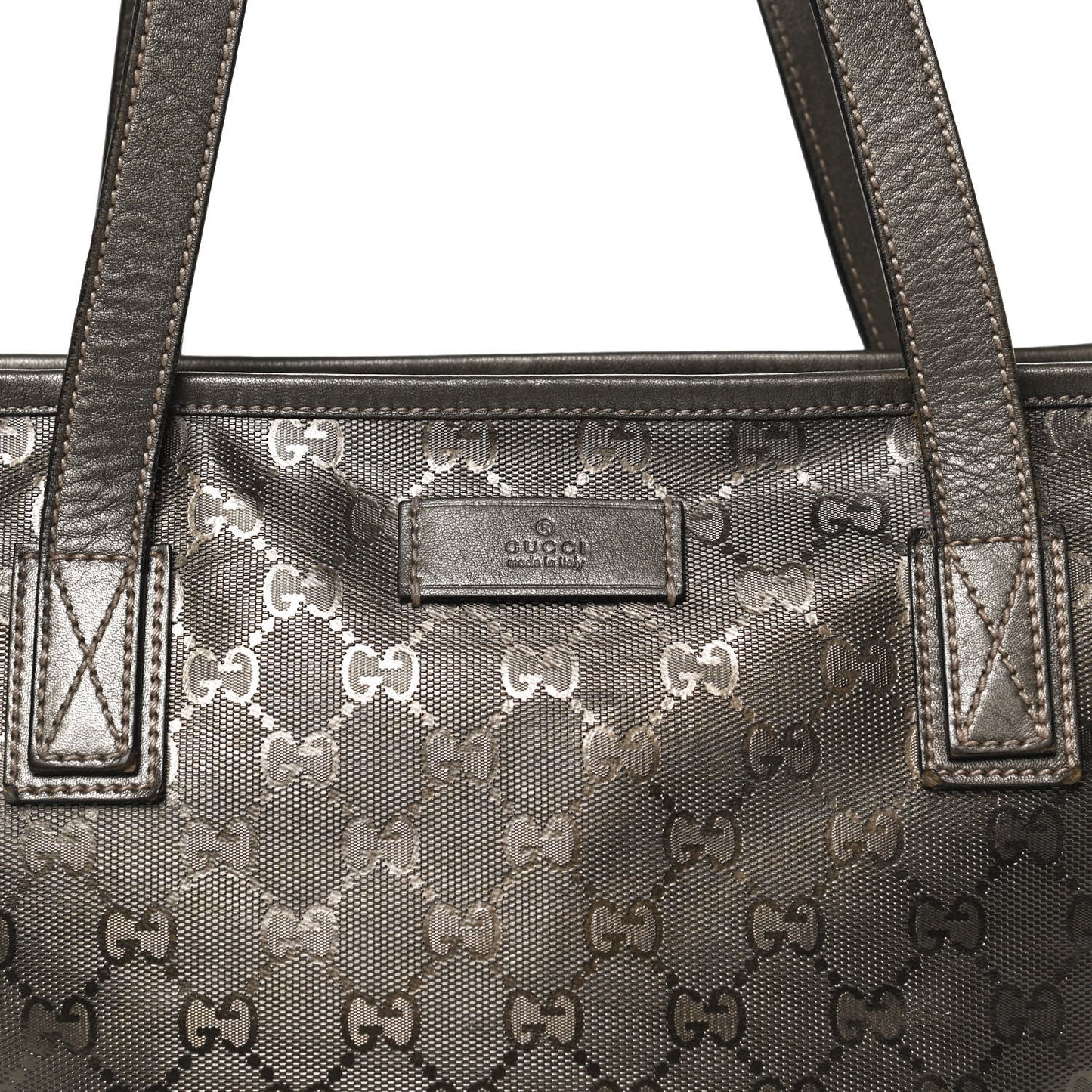 Imprime Monogram Small Joy Tote Pewter