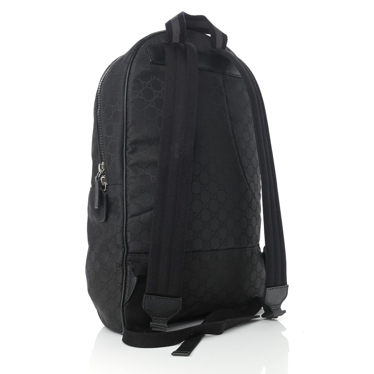 Gucci Nylon Monogram Slim Backpack Black 3 of 11