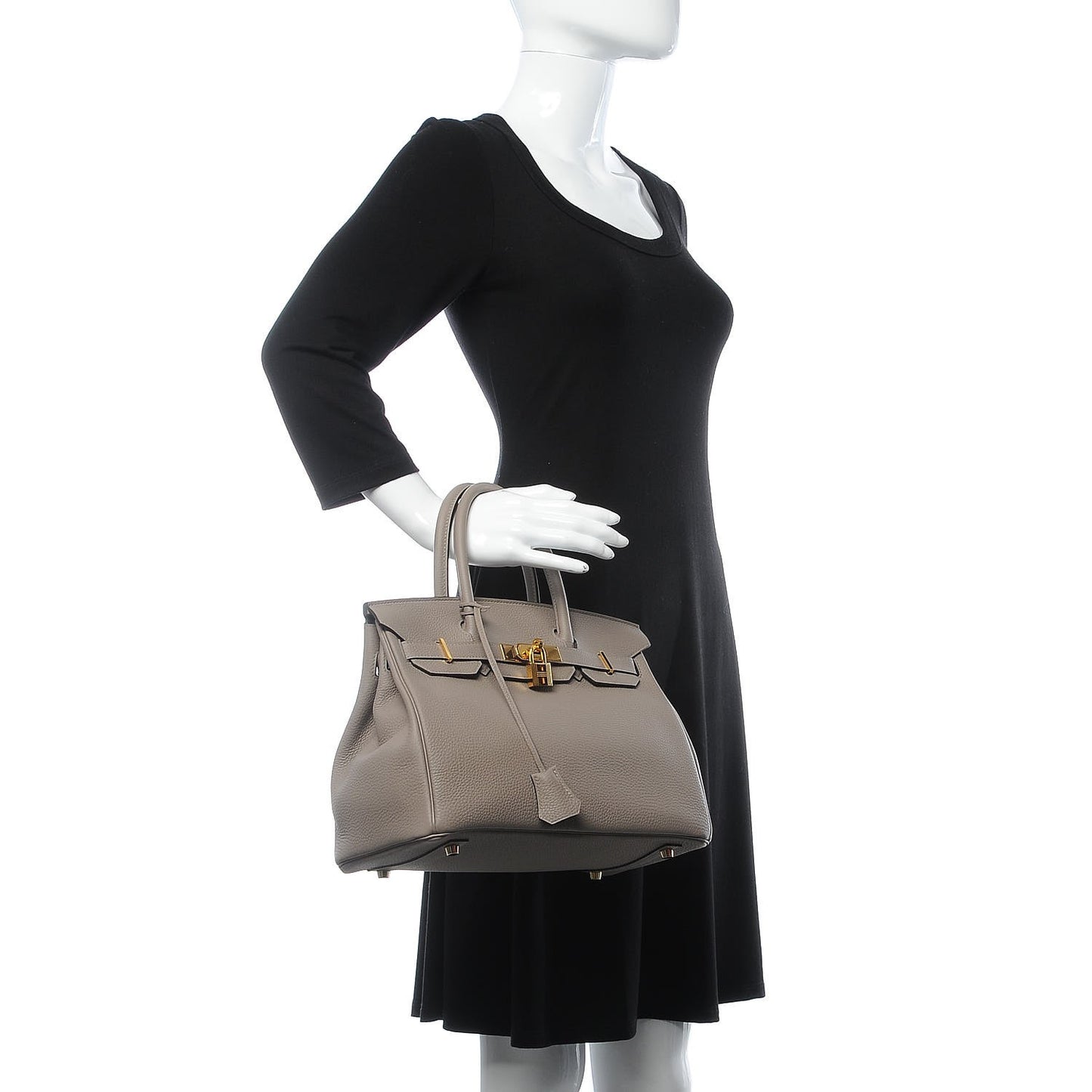 Togo Birkin 30 Gris Asphalte