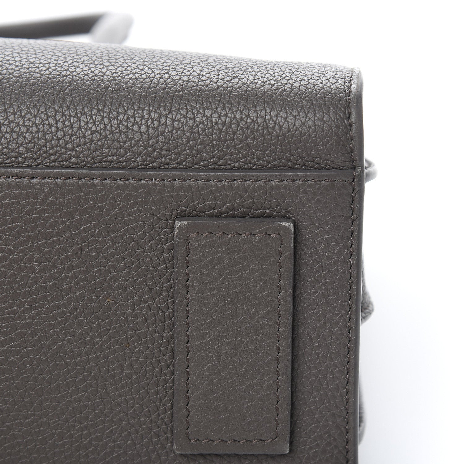 Saint Laurent Grained Calfskin Baby Sac De Jour Souple Coal 8 of 10
