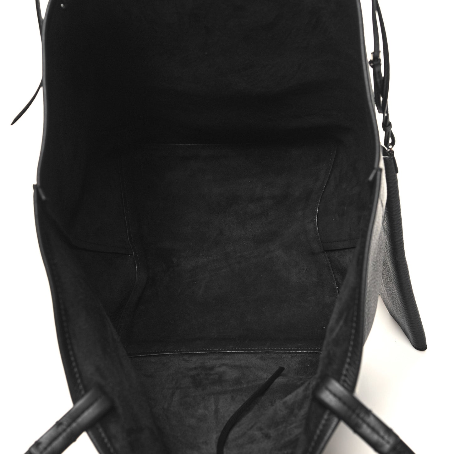 Grained Calfskin Park Tote Three Black