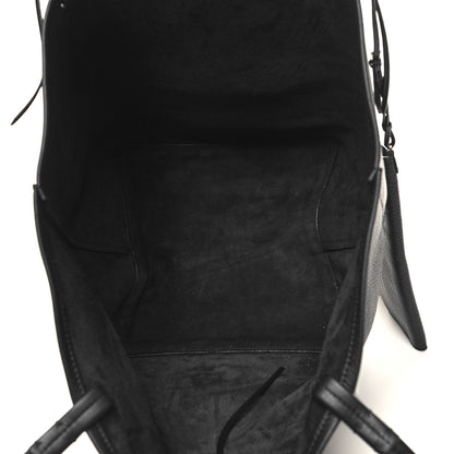 The Row Grained Calfskin Park Tote Three Black 6 of 12