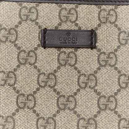 Gucci GG Plus Monogram Medium Flat Messenger Bag Dark Brown 7 of 9