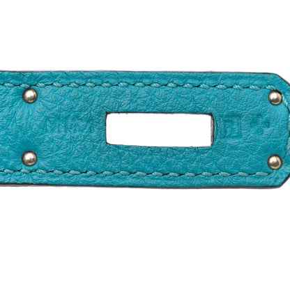 Hermes Togo Kelly Retourne 32 Turquoise 7 of 14