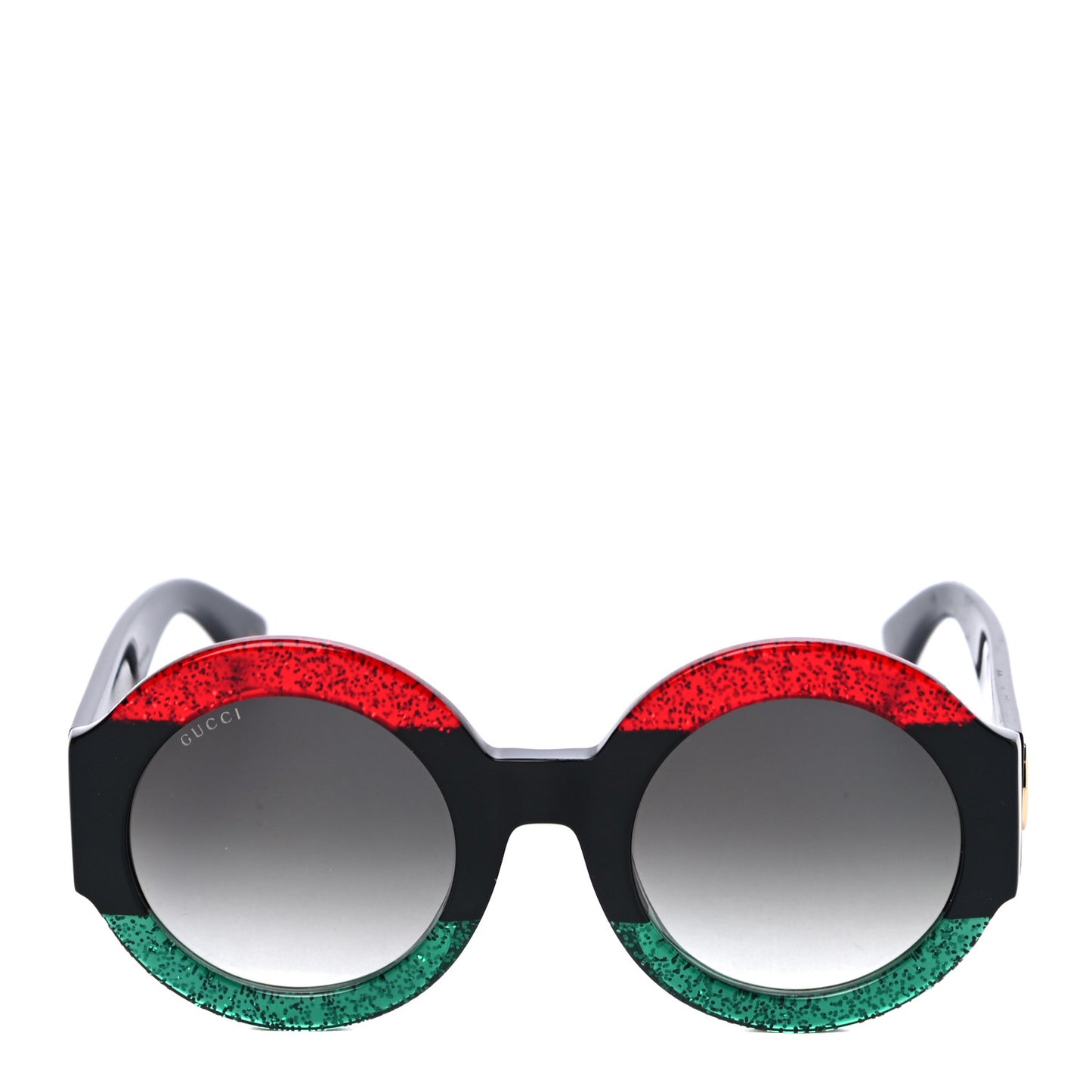 Acetate Round GG0084S Sunglasses Black Red Green