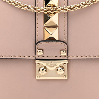 Valentino Garavani Vitello Small Glam Lock Rockstud Flap Poudre 7 of 12