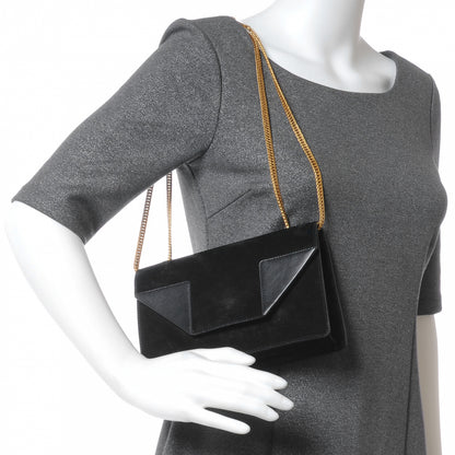 Saint Laurent Suede Small Betty Black 2 of 7