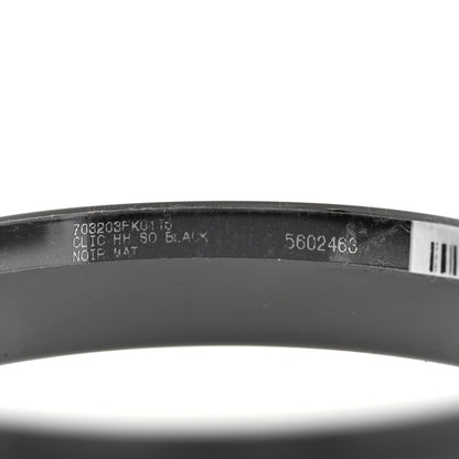 Hermes Matte Enamel Narrow Clic Clac HH Bracelet T6 So Black 6 of 8