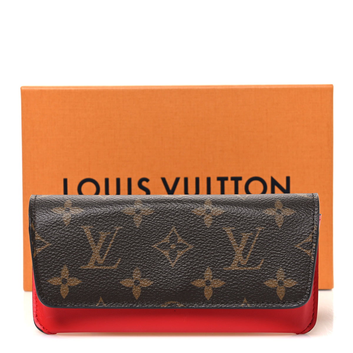 Monogram Woody Sunglass Case Rouge