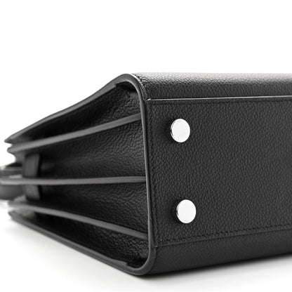 Saint Laurent Grained Calfskin Nano Sac De Jour Black 9 of 12