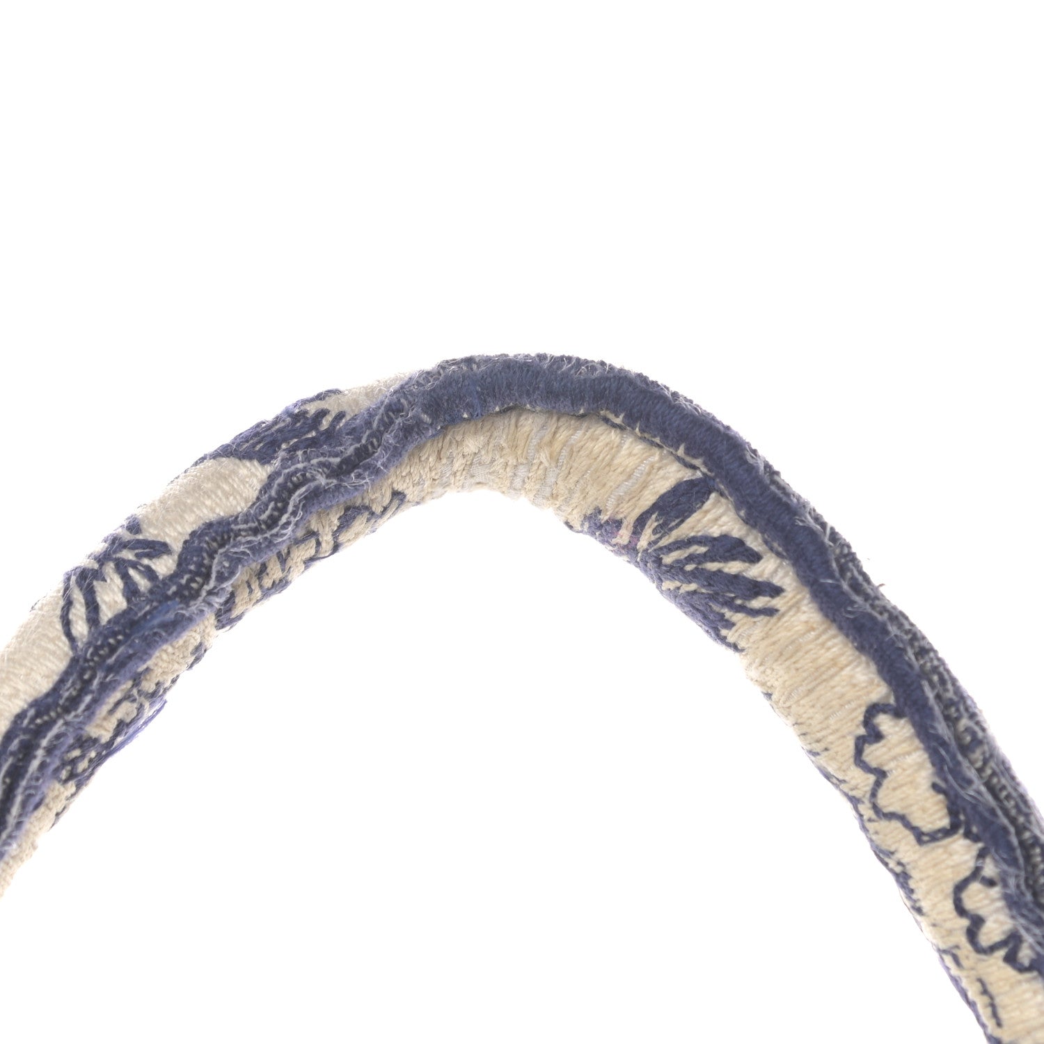 Christian Dior Canvas Embroidered Toile De Jouy Catherine Tote Blue 11 of 11