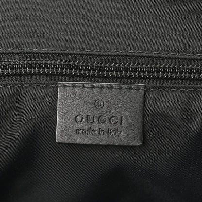 Gucci GG Supreme Monogram Web Flap Messenger Bag Black 6 of 10