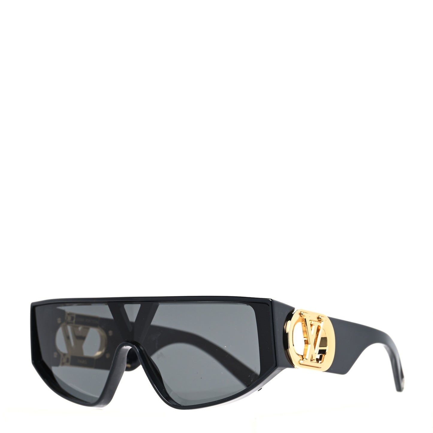 Acetate LV Link Square Sunglasses Z1480U Black