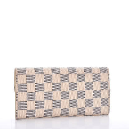 Louis Vuitton Damier Azur Emilie Wallet 3 of 10