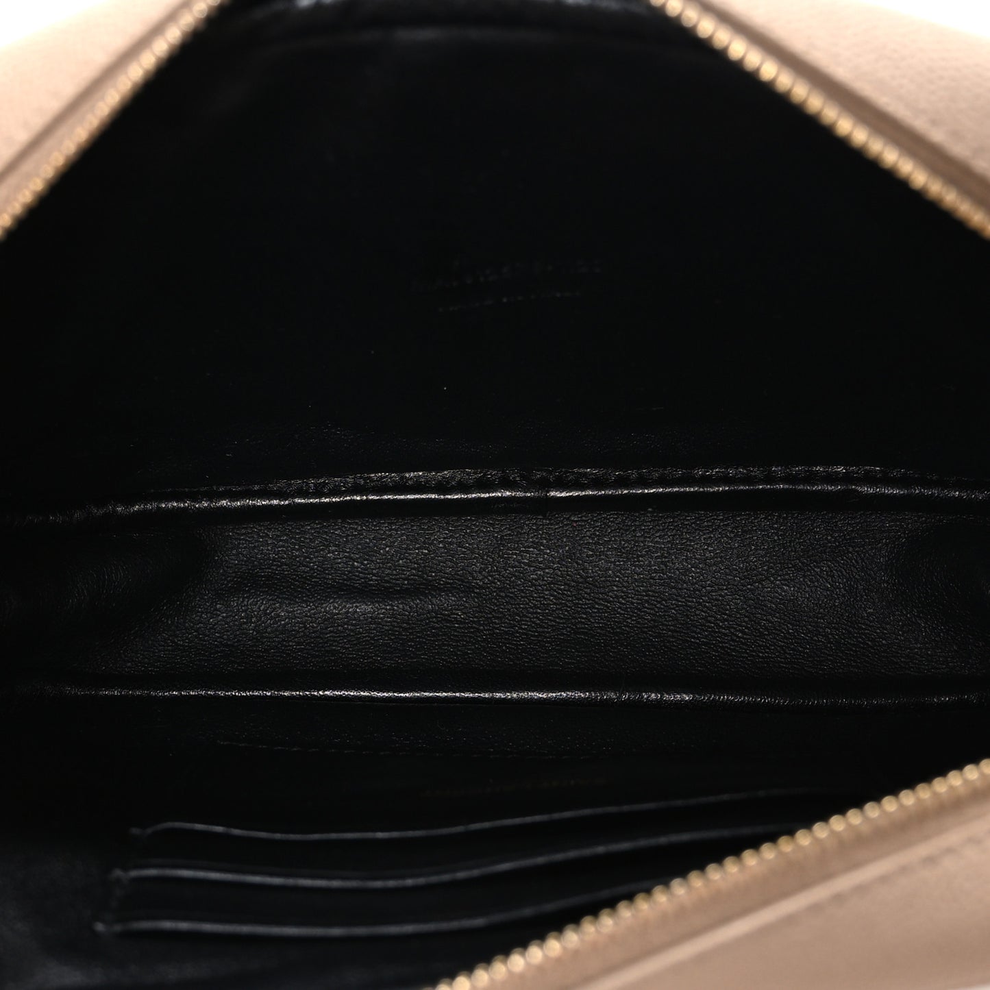 Grain De Poudre Matelasse Monogram Mini Lou Camera Bag Dark Beige
