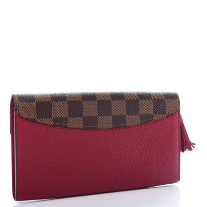 Louis Vuitton Damier Ebene Croisette Wallet Lie De Vin 3 of 7
