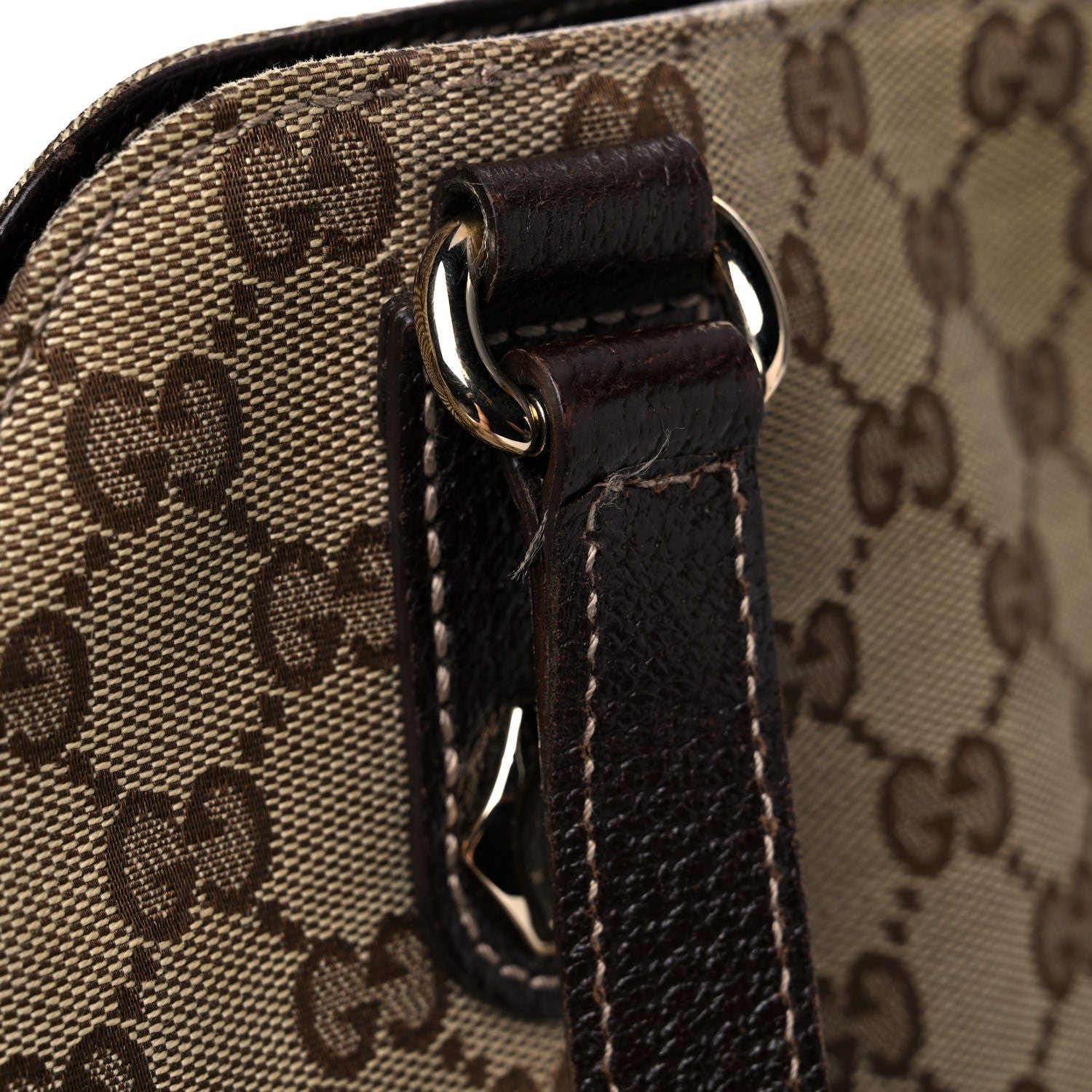 Gucci Monogram Medium Charmy Shoulder Bag Brown 16 of 16