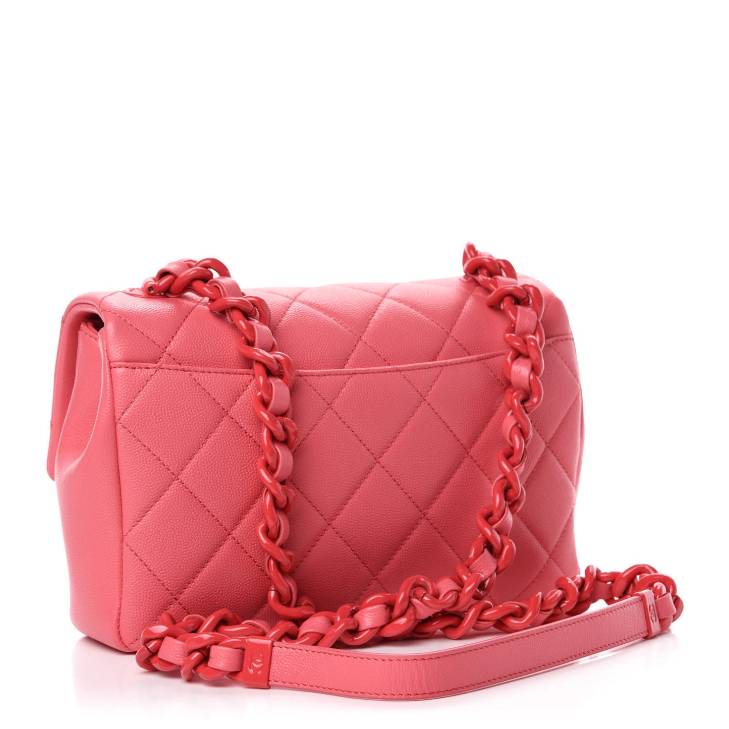 Caviar Quilted My Everything Flap Pink