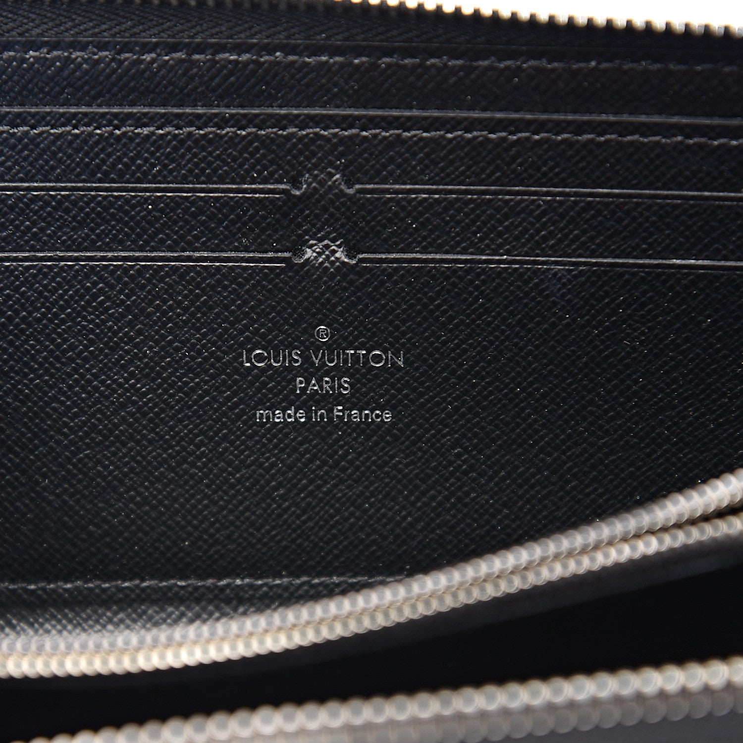 Louis Vuitton Epi Zippy Wallet Black 5 of 5
