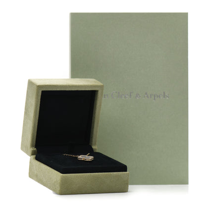 Van Cleef & Arpels 18K Yellow Gold Mother of Pearl Vintage Alhambra Pendant Necklace 6 of 6