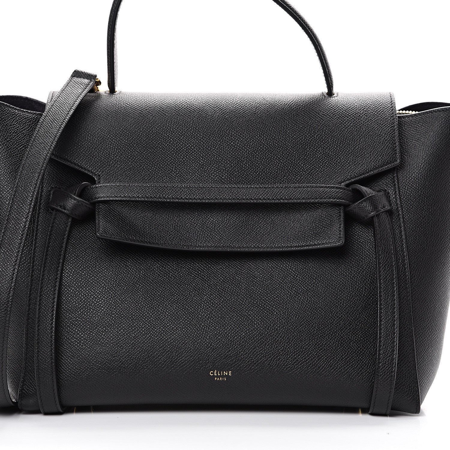 Celine Grained Calfskin Mini Belt Bag Black 9 of 11
