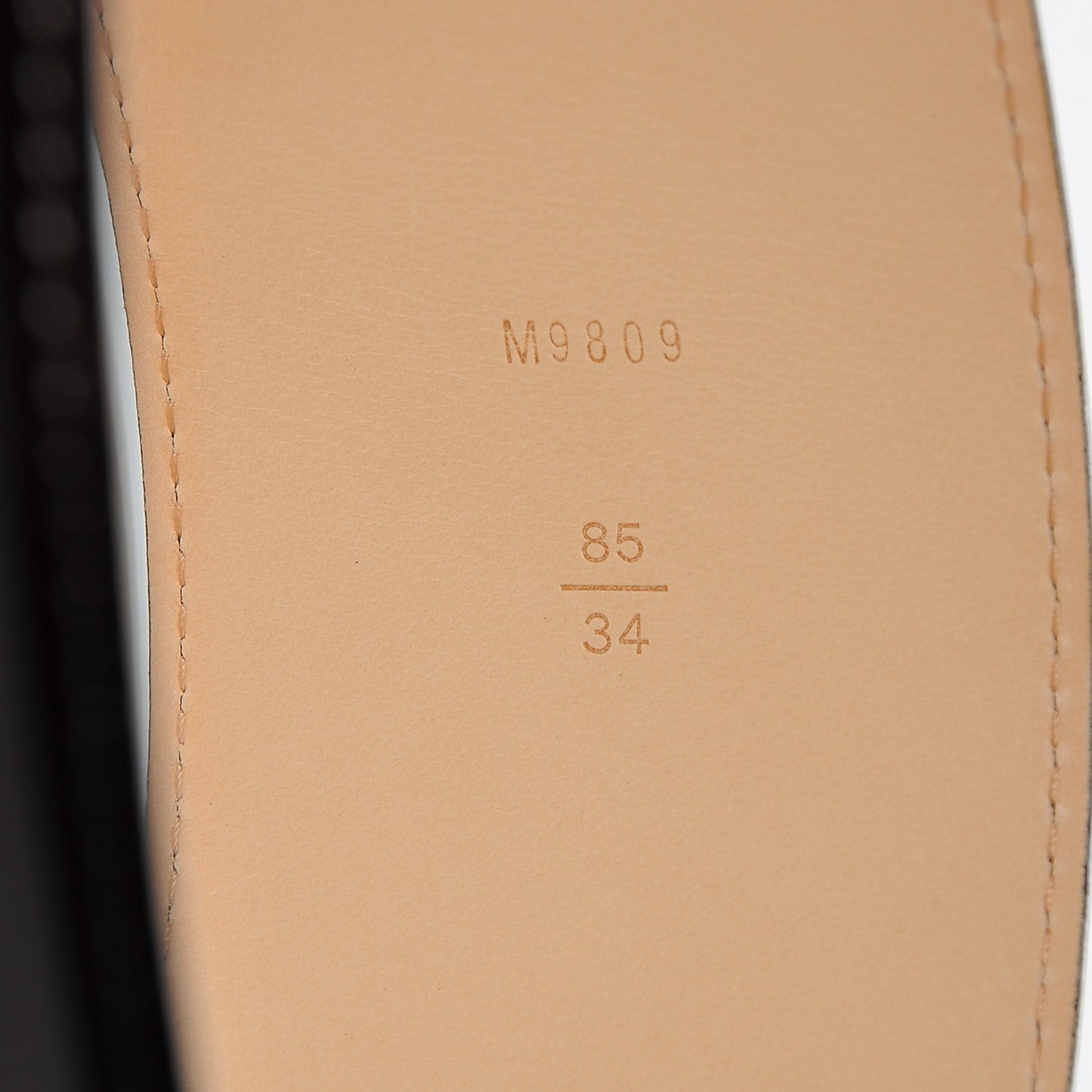 Patent LV Facettes Belt 85 34 Amarante