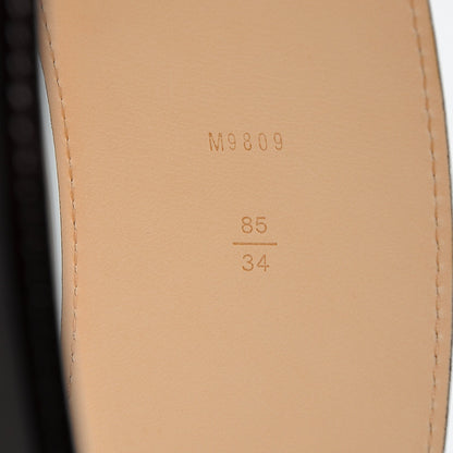 Louis Vuitton Patent LV Facettes Belt 85 34 Amarante 6 of 6