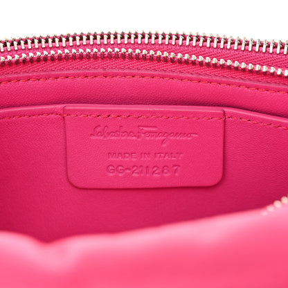 Salvatore Ferragamo Calfskin Small Viva Bow Shoulder Bag Hot Pink 8 of 11
